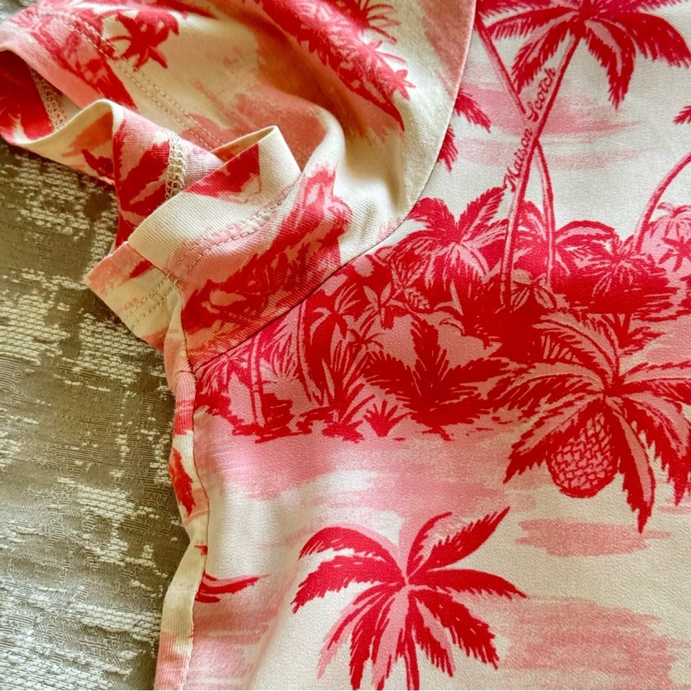 SCOTCH AND SODA Tropical Pink Palm Tree T-Shirt, Size S - Picture 10 of 10